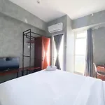 Homey And Good Choice Studio At Amartha View Apartment By Travelio